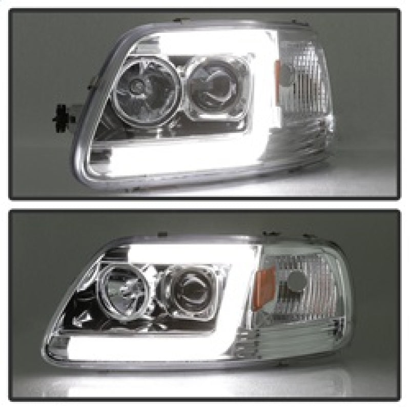 Spyder 5084644 fits Ford 97-03 F-150 (After 6/1997) V2 Proj Headlights DRL LED
