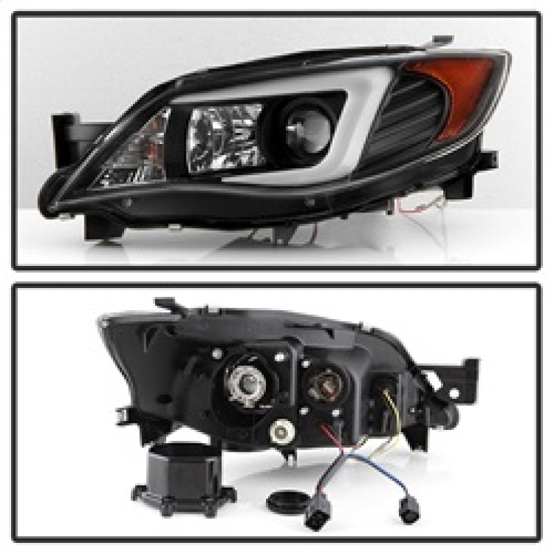 Spyder 5083937 fits Subaru 08-09 WRX Projector Headlights - HID Model Only - Bl