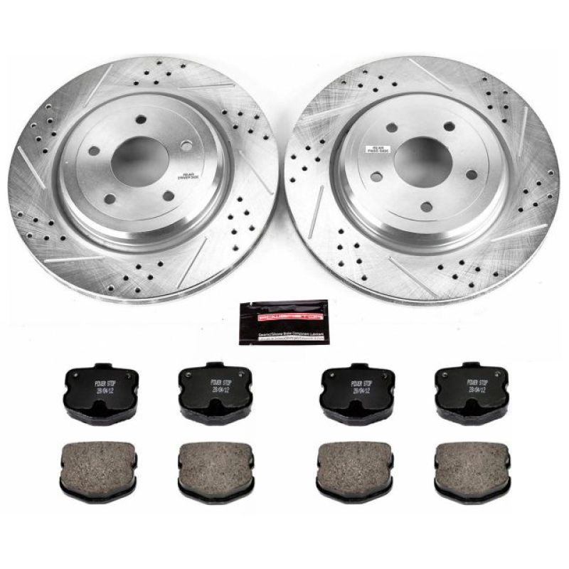 PowerStop K1446 fits Chevrolet 06-13 Corvette Rear Z23 Evolution Sport Brake Kit