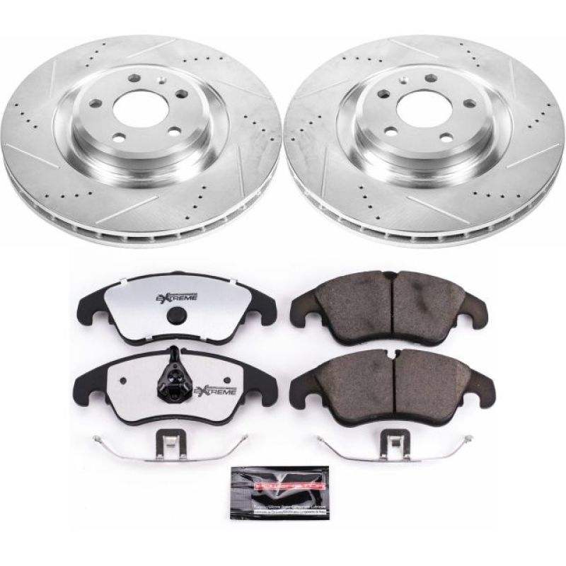 PowerStop K6154-26 10-11 fits Audi S4 Front Z26 Street Warrior Brake Kit