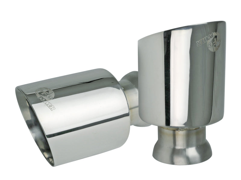 AFE 49C32068-P orce-XP 4-1/2in Polished OE Replacement Exhaust Tips - 15-19 fit
