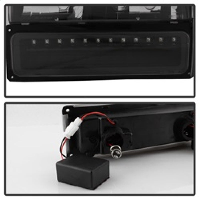 5069542 Xtune Blazer Full Size Corner/LED Bumper Headlights Black HD-JH-CCK88-