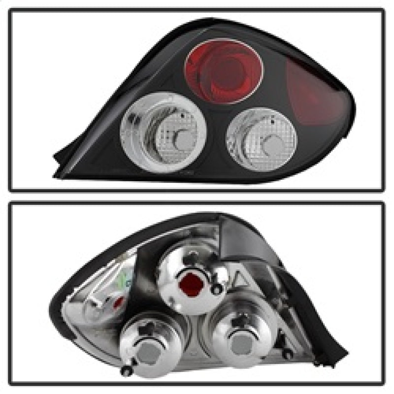 Spyder 5005434 fits Hyundai 03-05 Tiburon Euro Style Tail Lights Black ALT-YD-H