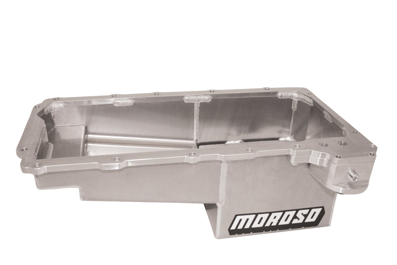 Moroso 21158 GM LS/ COPO Camaro (w/Rear Sump) Drag Race Baffled Wet Sump 7qt 7.5