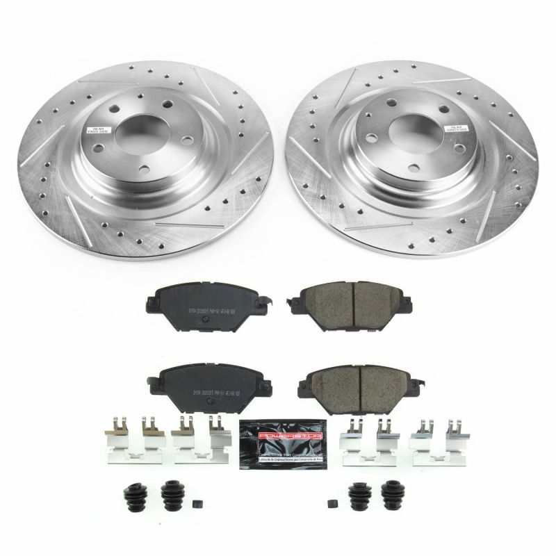 PowerStop K7742 fits Mazda 16-19 CX-9 Rear Z23 Evolution Sport Brake Kit