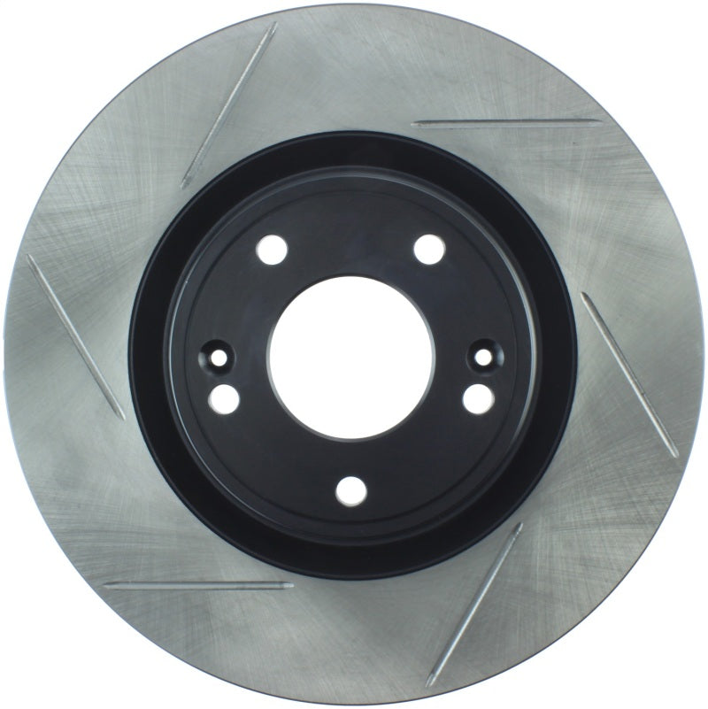 Stoptech 126.51038SR Power Slot 10 Hyundai Genesis Coupe Non-Track Front Right Slotted Rotor