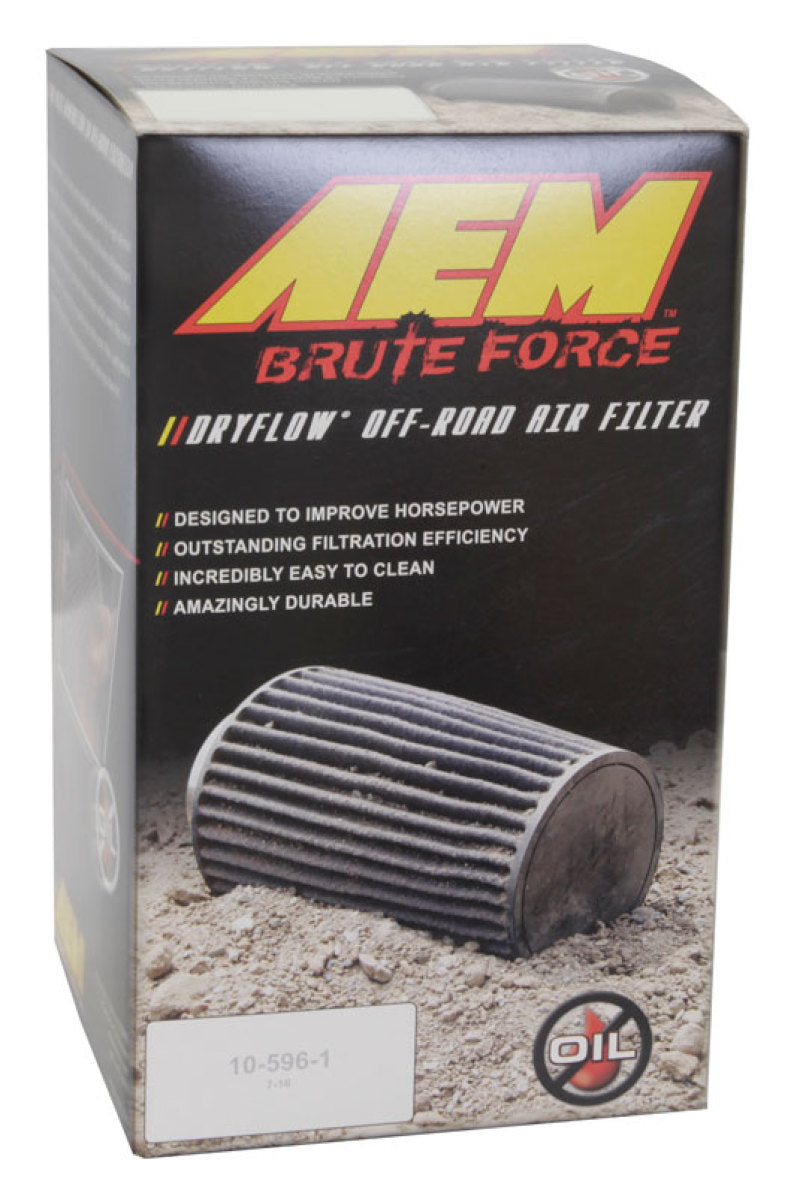 AEM 21-2059BF Dryflow 4in. X 9in. Round Tapered Air Filter