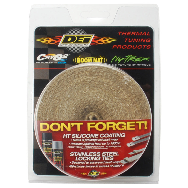DEI 10137 Exhaust Wrap 2in x 25ft - Tan