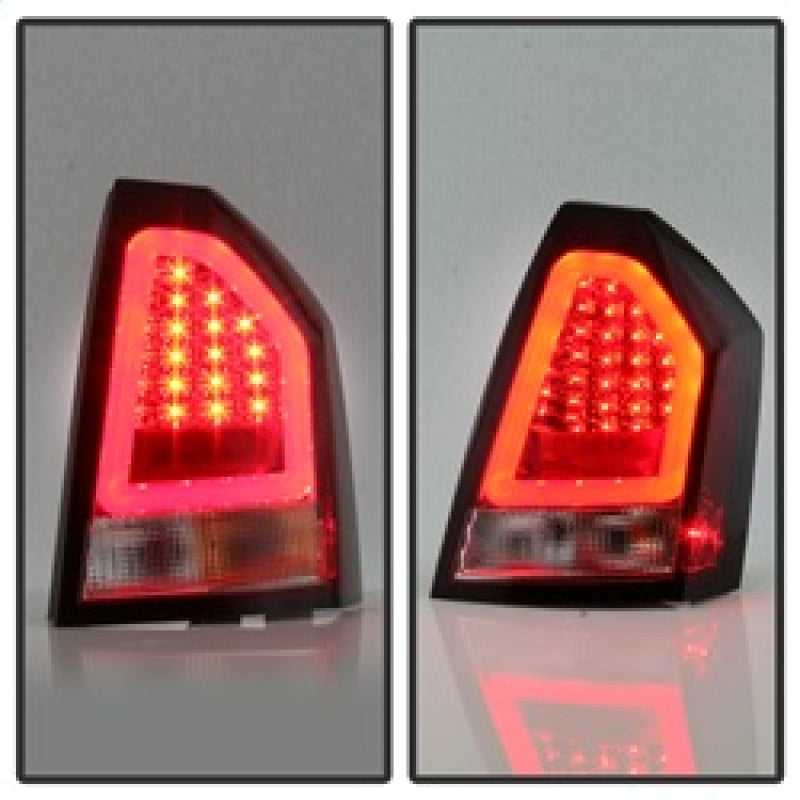 Spyder 5083364 fits Chrysler 05-07 3000C Verison 2 Light Bar LED Tail Lights -