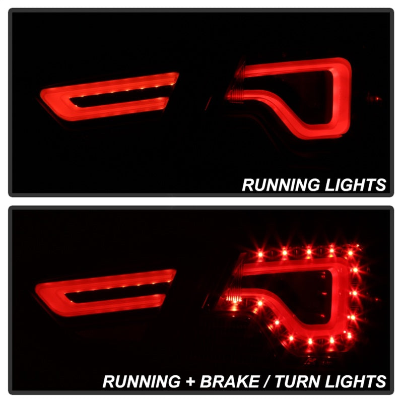 xTune 9042140 14-18 fits Chevy Impala (Excl 14-16 Limited) LED Tail Lights - Bl