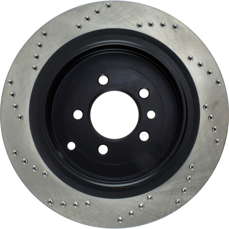 Stoptech 128.22010CL 05-09 Land Rover LR3 / 06-13 Land Rover Range Rover Sport Drilled Left Rear Cryo Rotor