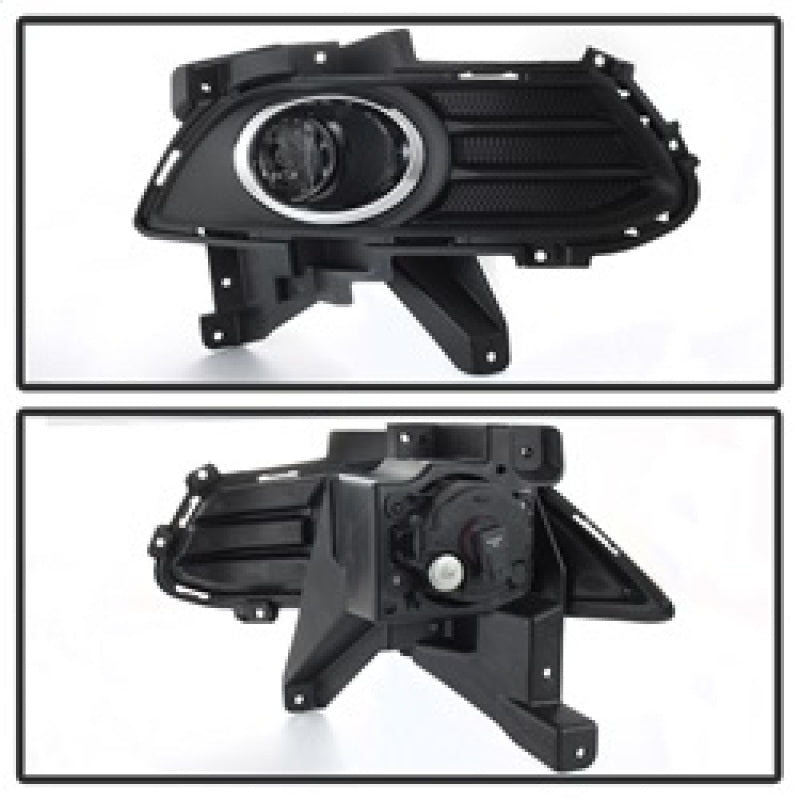 Spyder 5085009 fits Ford 13-16 Fusion OEM Fog Lights w/Switch & Cover - Clear (