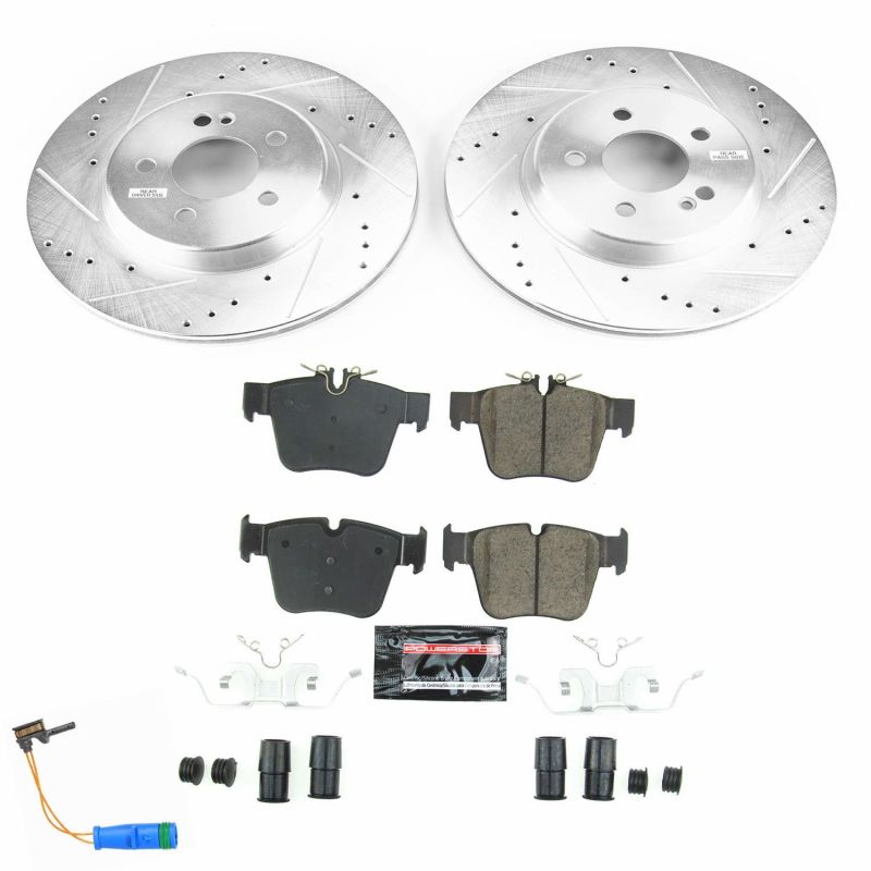 PowerStop K7990 fits Mercedes-Benz C43 AMG Rear Z23 Evolution Sport Brake Kit
