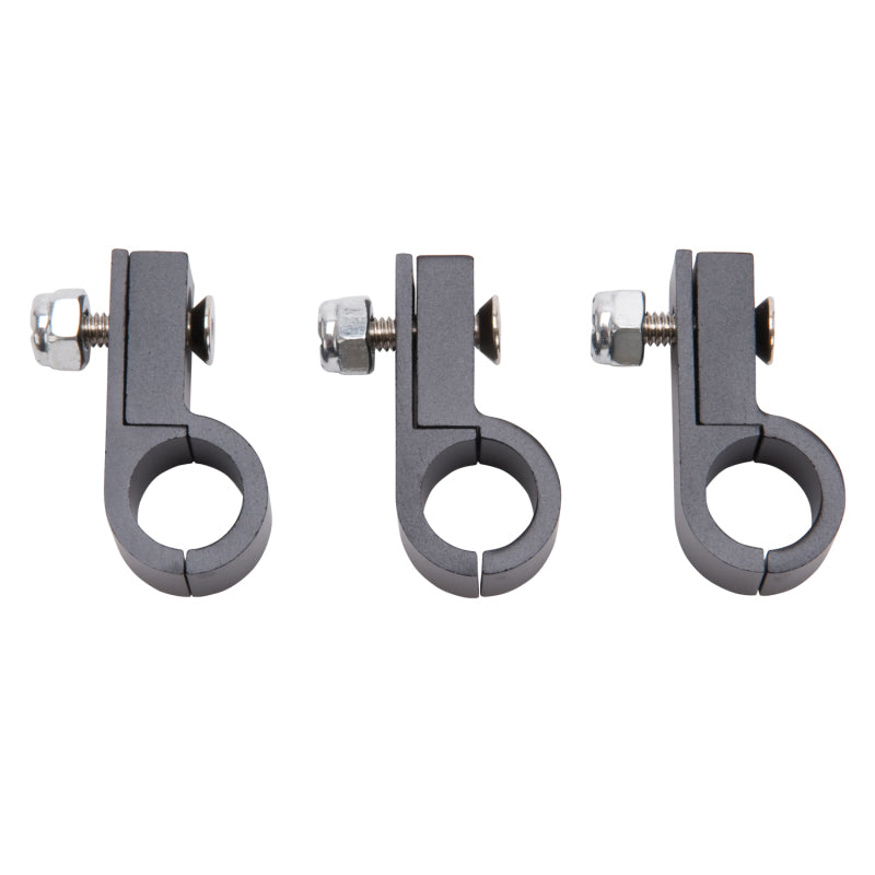 Russell 654263 Performance Aluminum -8AN Line Clamp Black Anodized Finish