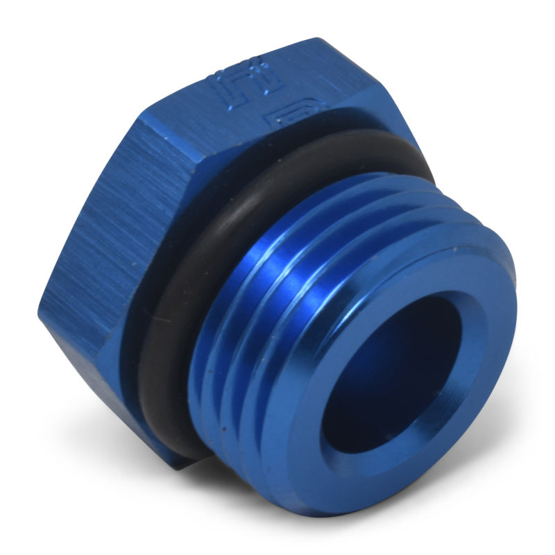 Russell 660280 Performance -8 AN Straight Thread Plug (Blue)