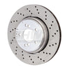 SHW Performance BRR42854 SHW 08-13 fits BMW M3 4.0L Right Rear Cross-Drilled Lightweight Brake Rotor (34212283804)