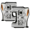 Spyder 5087843 fits Ford 17-18 F250/F350/F450 Halogen Model Only -White Light B