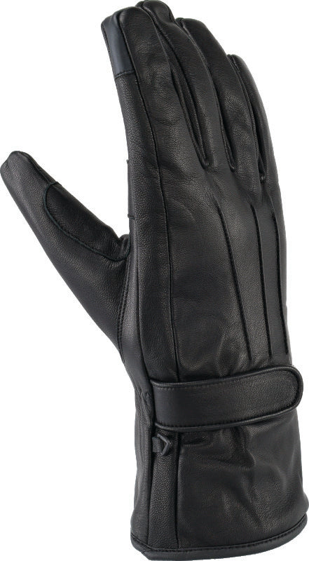 Kuryakyn 094490 Kuryakyn Leather By River Road Taos Cold Weather Gloves Black - Small