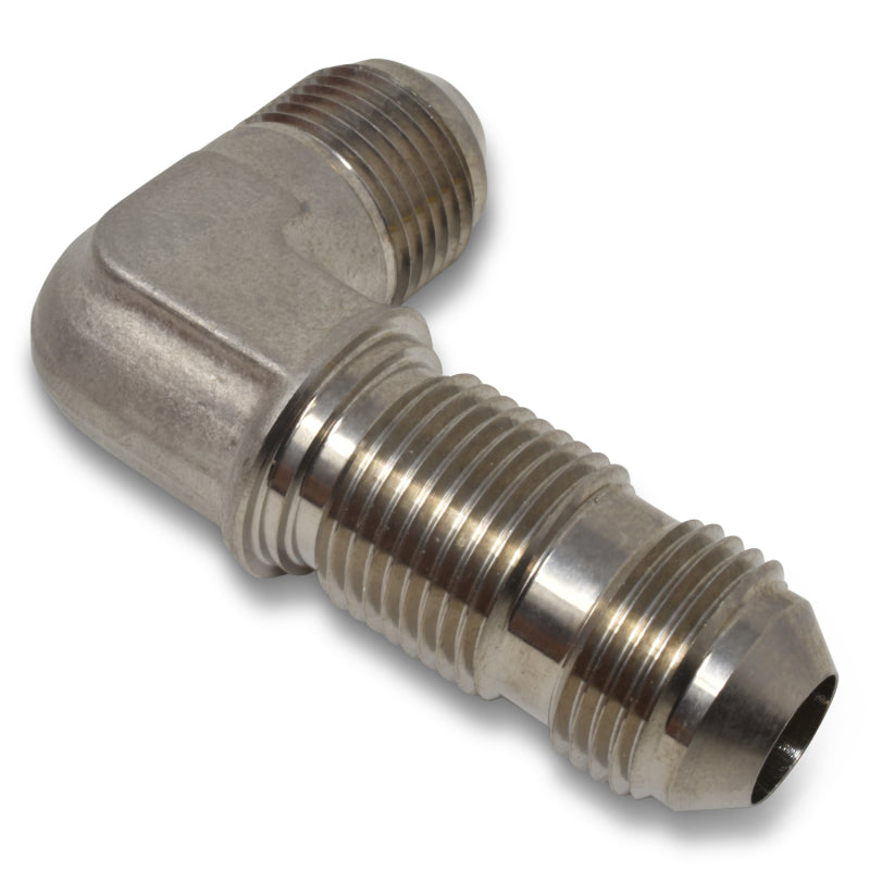 Russell 661261 Performance -8 AN 90 Degree Flare Bulkhead (Endura)