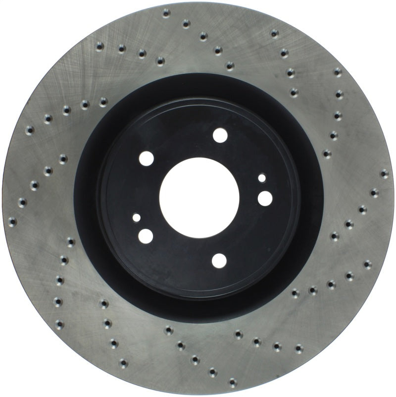 Stoptech 128.46076L 08-16 Mitsubishi Lancer Sport Drilled Left Front Rotor