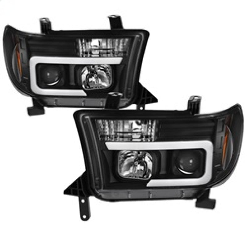 Spyder 5085344 fits Toyota 08-13 Sequoia Projector Headlights - Light Bar DRL -