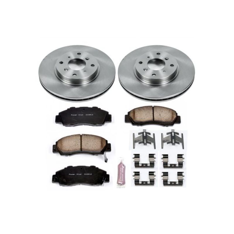 PowerStop KOE1037 fits Honda 93-96 Prelude Front Autospecialty Brake Kit
