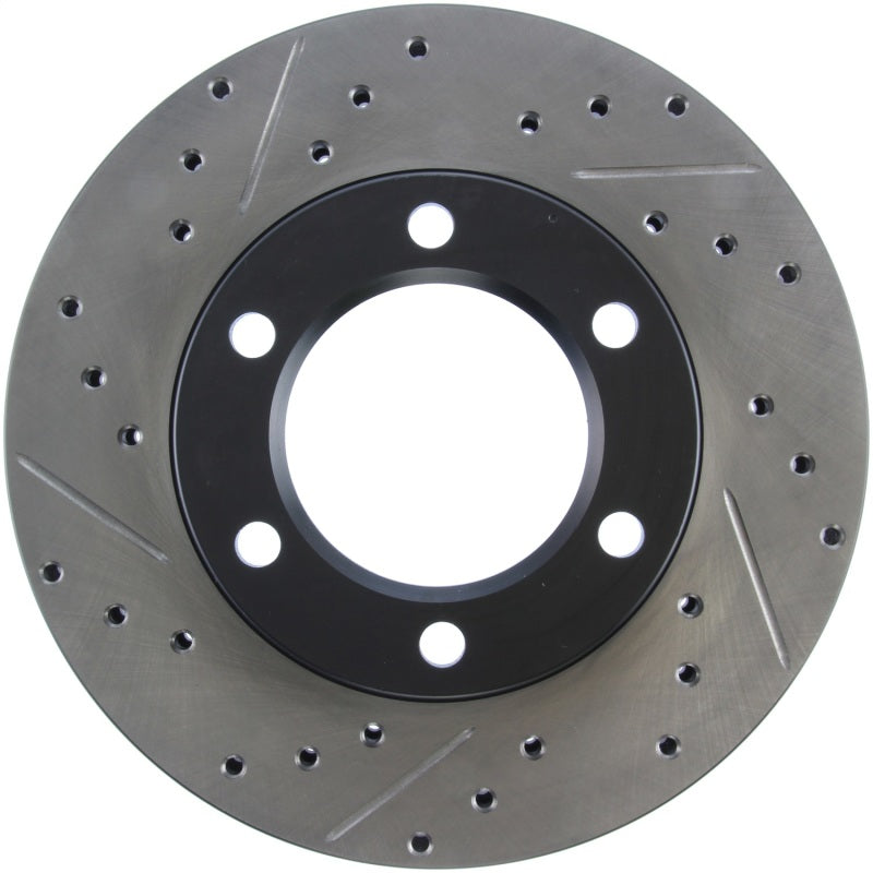 Stoptech 127.68000R Slotted & Drilled Sport Brake Rotor