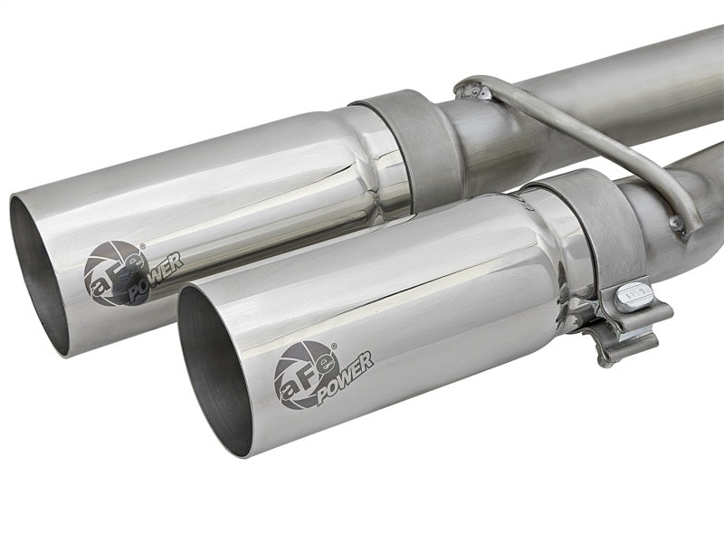 AFE 49-46124-P Series 3in SS Cat-Back Exhaust System w/ Polished Tip 04-15 fits