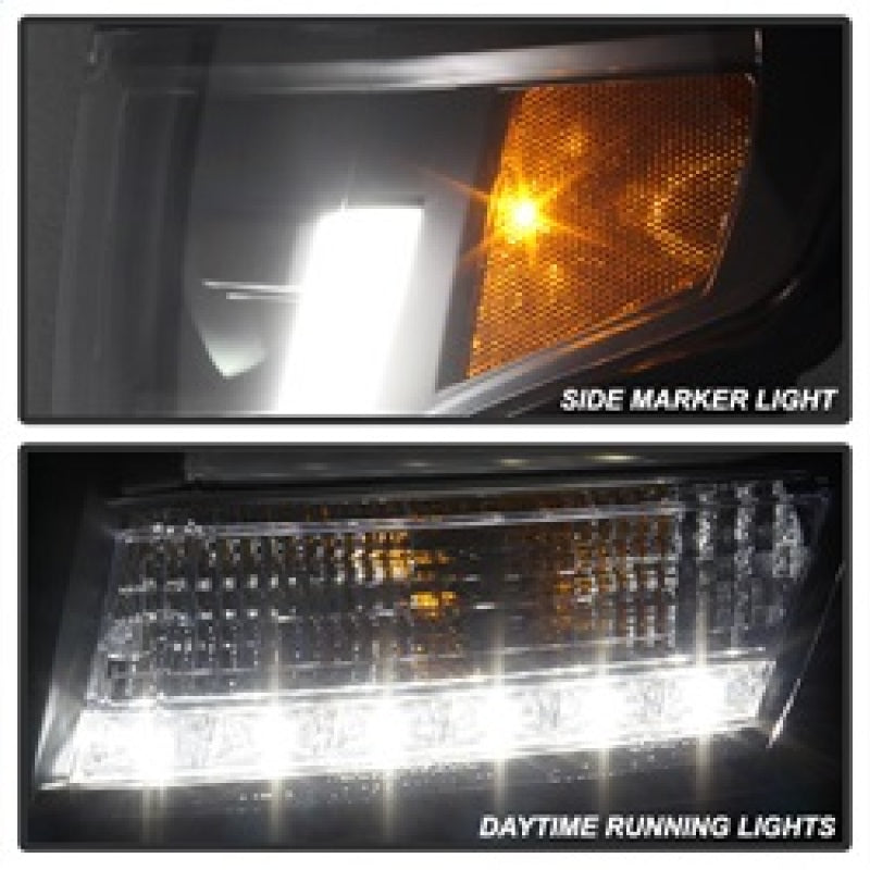 Spyder 5082541 fits Chevy Tahoe / Suburban 2015 -2016 Projector Headlights - DR