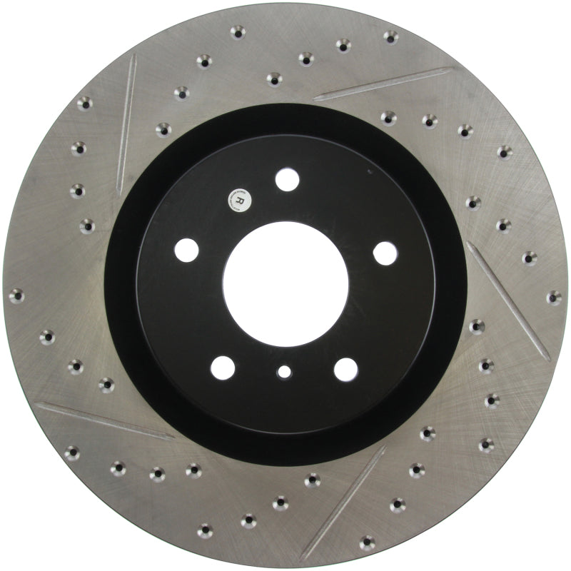 Stoptech 127.42076R Slotted & Drilled Sport Brake Rotor