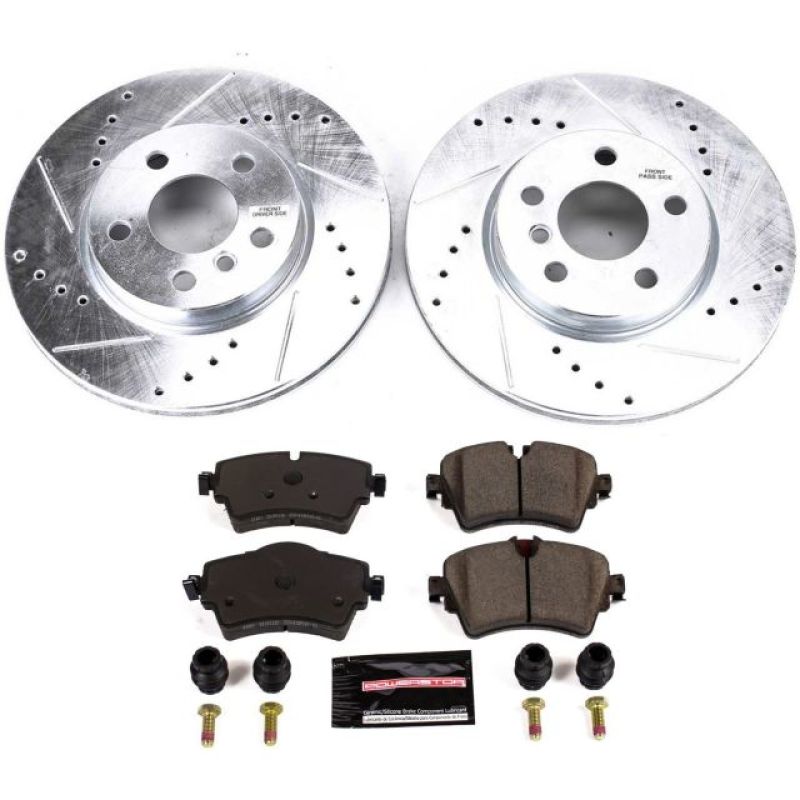 PowerStop fits Mini 16-18 Cooper Clubman Front Z23 Evolution Sport Brake Kit