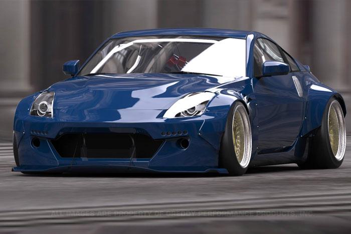 GReddy 17020351 fits Nissan 350z (Z33) Pandem Wide Body Front Bumper