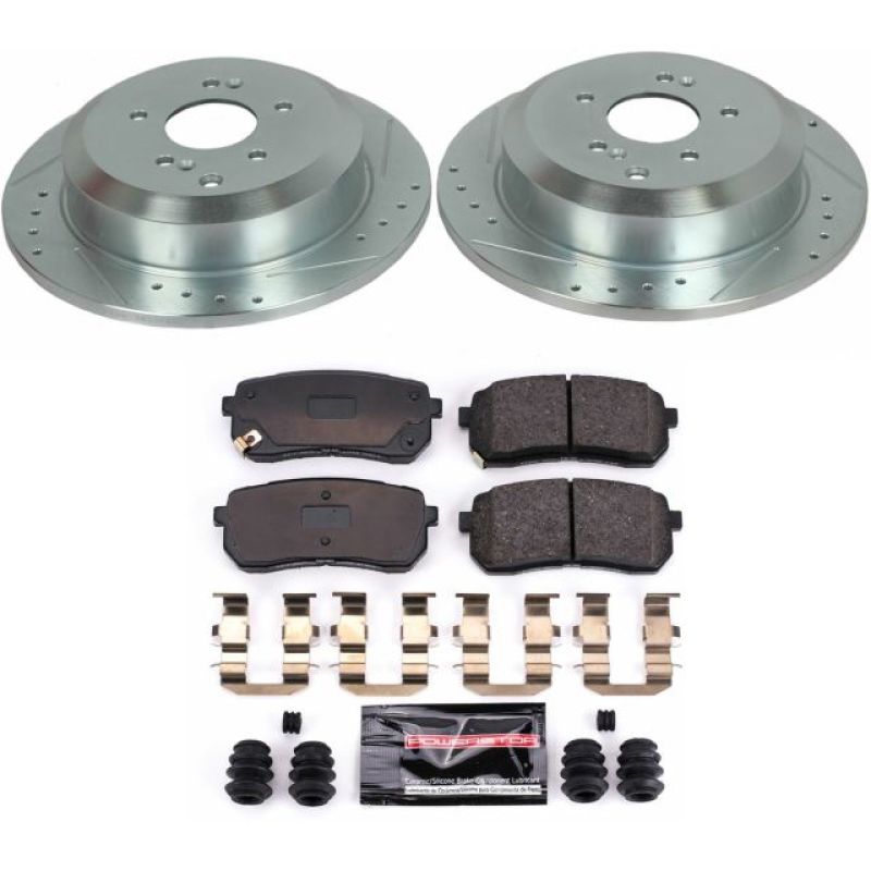PowerStop K5920 fits Hyundai 07-12 Veracruz Rear Z23 Evolution Sport Brake Kit