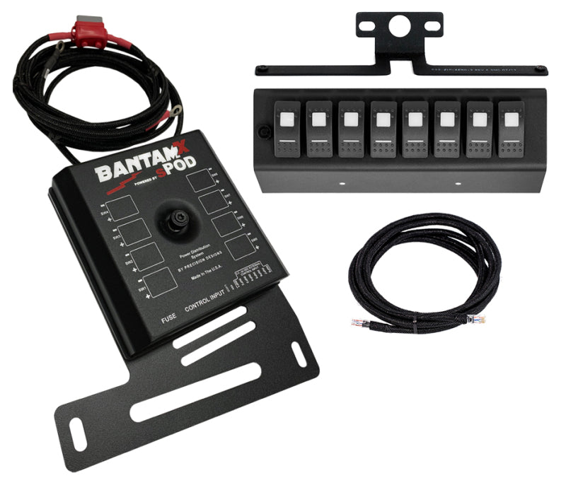 SPOD 870070 07-08 fits Jeep Wrangler JK BantamX w/ Green LED Switch Panel