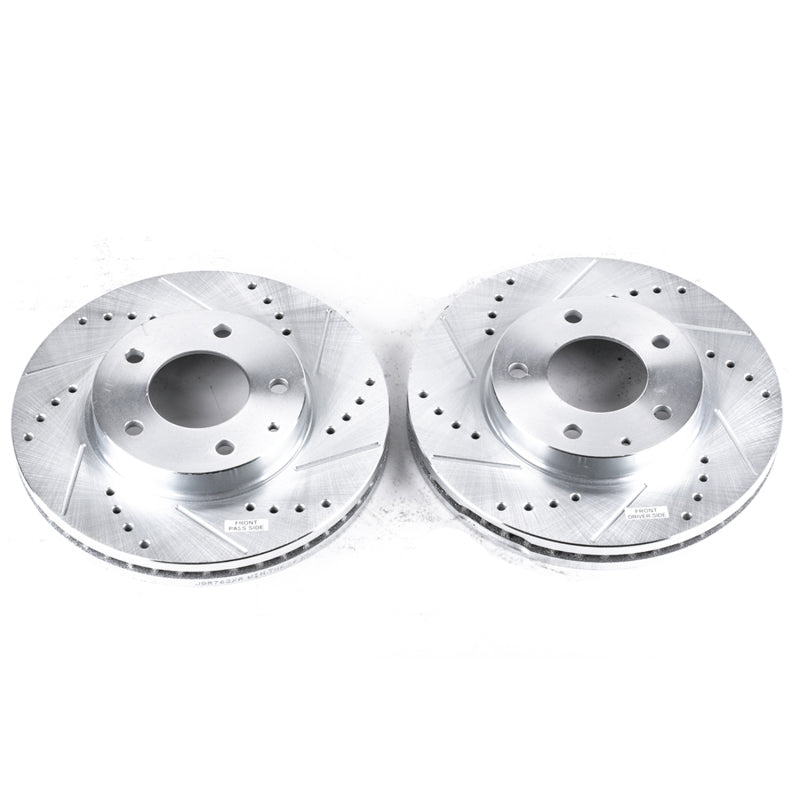PowerStop fits Mazda 95-00 Millenia Front Evolution Drilled & Slotted Rotors -