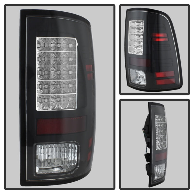 Spyder 5077530 fits Dodge 13-14 Ram 1500 /Ram 2500 13-14 LED Tail Lights LED Mo