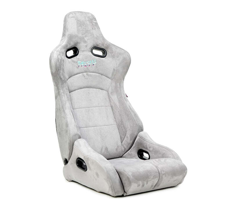 NRG RSC-710 RSC-710 L/R-GY Prisma Lab Reclinable Bucket Racing Seat - Pair