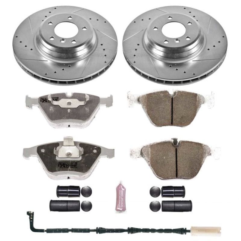 PowerStop K5281-26 2009 fits BMW 335d Front Z26 Street Warrior Brake Kit