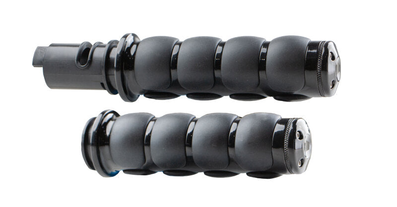 Kuryakyn 10137-2 ISO Grips Throttle-By-Wire Black