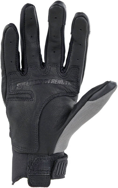 Speed and Strength 609978 Starstruck Mesh Gloves Grey Womens - Small