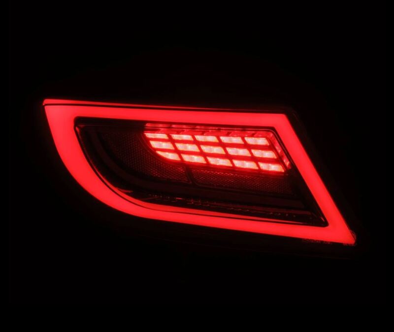 AlphaRex 675020 22-24 fits Toyota GR86 LUXX LED Taillights Black Smoke