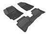 3D MAXpider 2009-2017 fits Infiniti QX70/FX35/50/50S Kagu 2nd Row Floormats - B