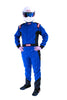 Racequip 130924 Blue Chevron-1 Suit - SFI-1 Mtall