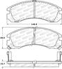 Stoptech 308.05301 Street Brake Pads - Front