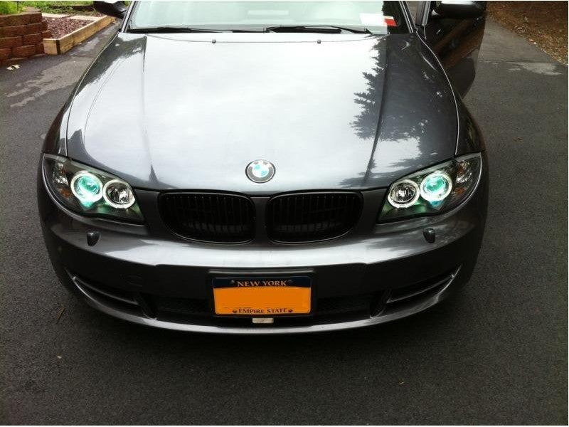 Spyder 5008985 fits BMW 08-11 E87 1-Series Projector Headlights LED Halo Black