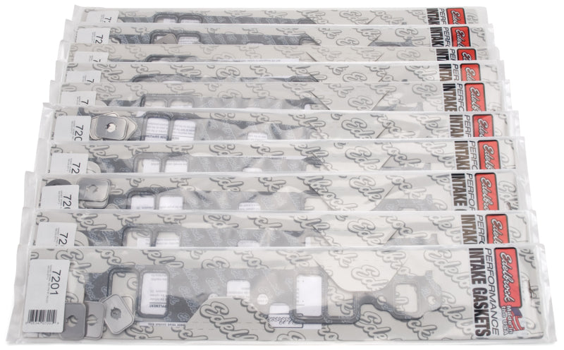 Edelbrock 72018 10 Pack of 7201 Intake Gasket Sets