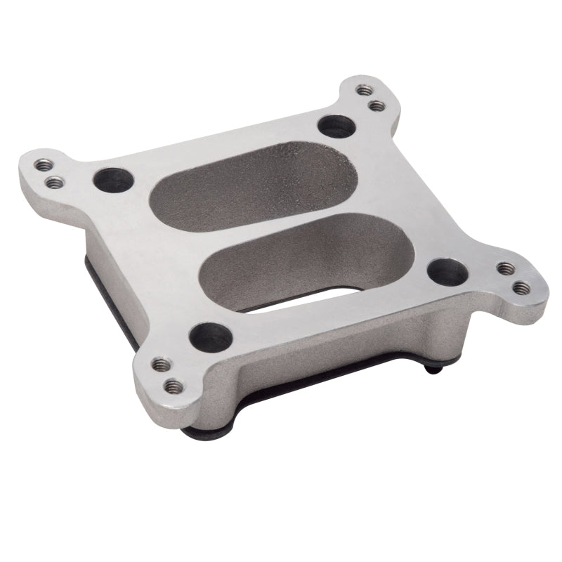 Edelbrock 1106 Carb Adapter Allows Rochester 4 Jet to Square-Bore Fit