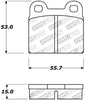 Stoptech 308.003 Street Touring Brake Pads