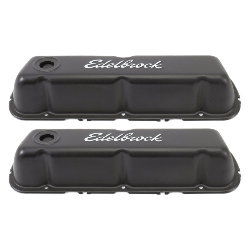 Edelbrock 4603 Valve Cover Signature Series fits Ford 260-289-302-351W CI V8 Black