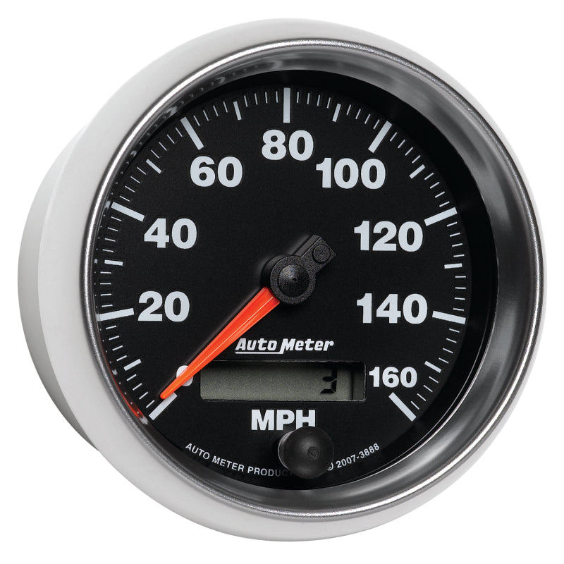 AutoMeter 3888 GS 3-3/8 inch 160 MPH In Dash Speedometer Gauge